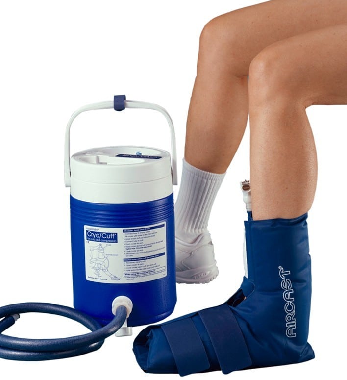 Aircast Ankle Cryo Cuff with IC Cooler