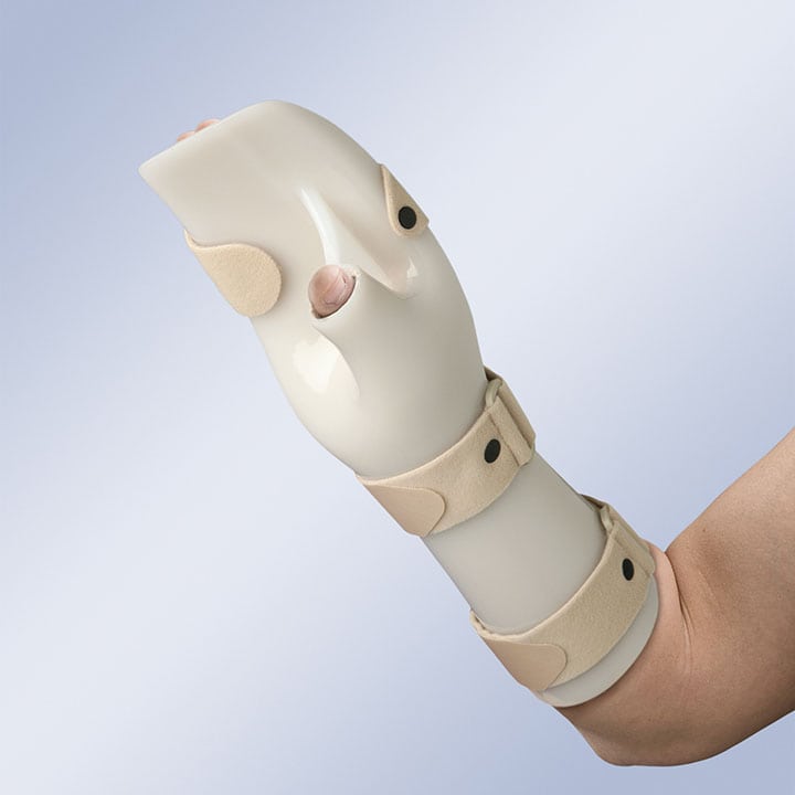FUNCTIONAL POSITION HAND IMMOBILISATION SPLINT WITH THUMB IN OPPOSITION