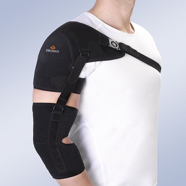 SHOULDER SUPPORT WITH ARM AND FOREARM STRAP