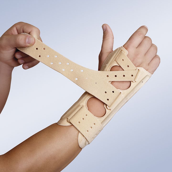 IMMOBILISING WRIST SUPPORT WITH PALM SPLINT (AMBIDEXTROUS)