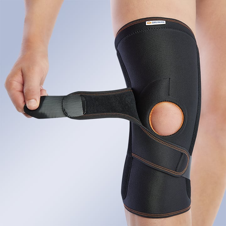 KNEE SUPPORT FOR LATERAL OR MEDIAL PATELLA CONTROL