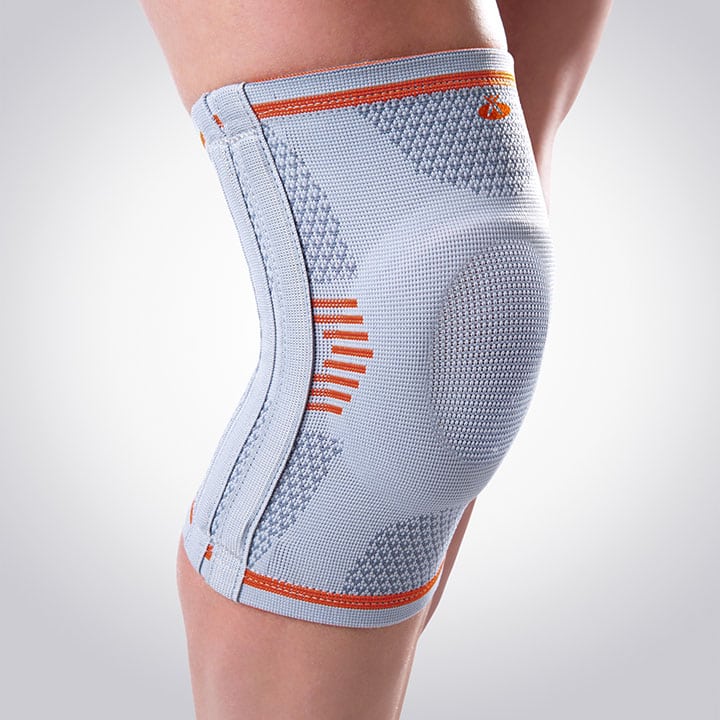 ELASTIC KNEE SUPPORT WITH LATERAL STABILISERS