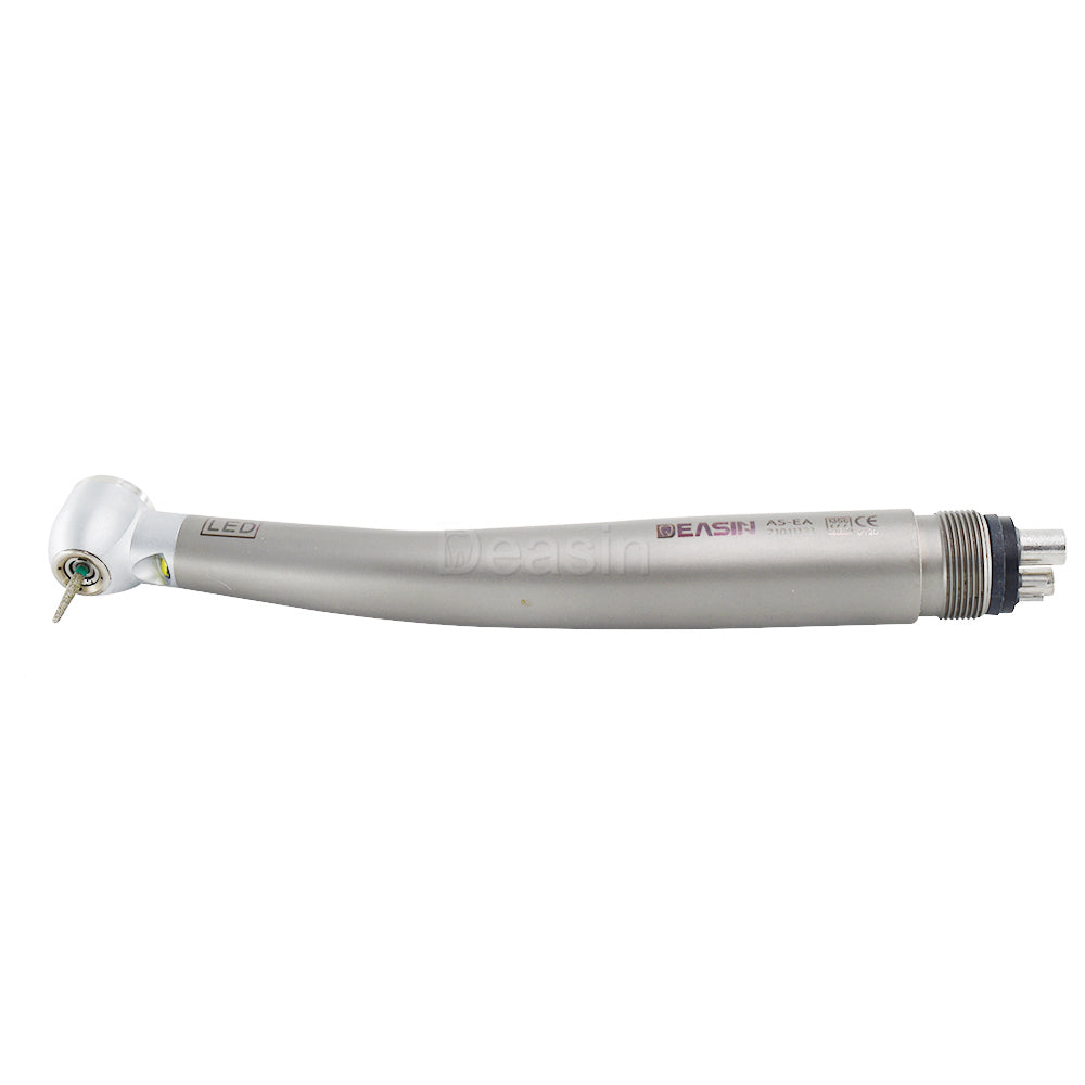 Dental Fiber Optic Handpiece Water Spray E-generator Fiber Optic Dental Air Turbine Handpiece with 4 Holes Spray Water