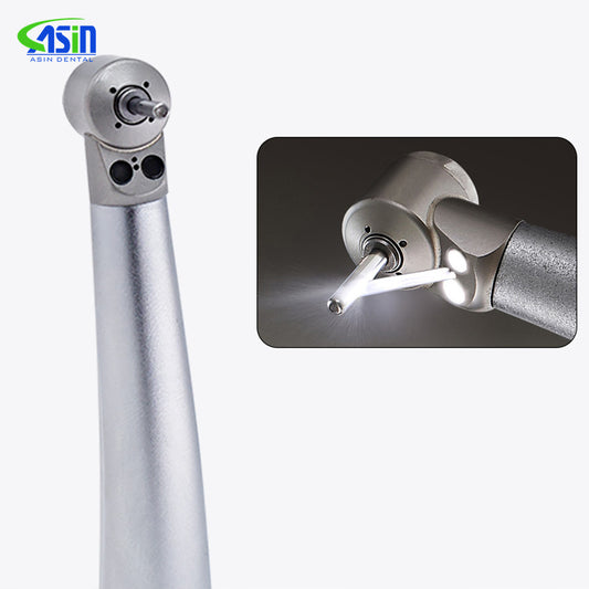 Dental LED High Speed Handpiece Mini Head Dental Air Turbine with Double LED Single Water Spray Children B2/M4