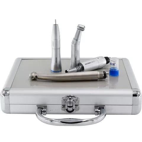 Dental Handpiece Kit Dental Handpiece Kit include M3 High Speed Hnadpiece And Inner Water Spray Low Speed Set