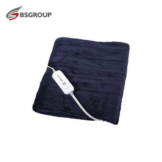 100-120V 50*60'' King Size Flannel &amp; Sherpa Thermal Electric Heated Blankets Heating Throw Blanket 110V Winter Warmer US Plug