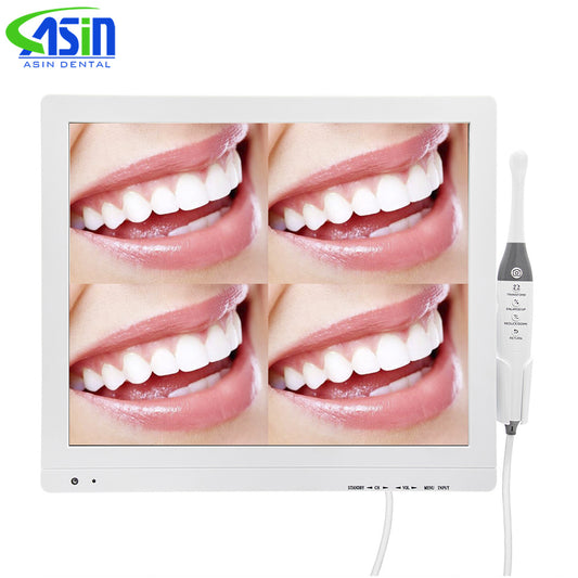 17 Inch Screen Dental Intra Oral Camera with Monitor Digital Intraoral Endoscope Camera CMOS Scanner Medical Equipment Oral