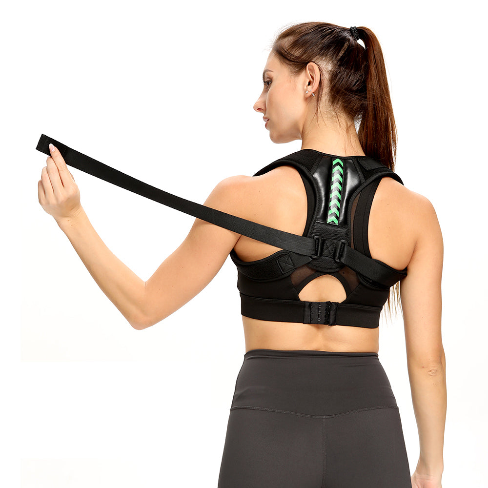 Wellmart Posture Corrector for Men and Women - Comfortable Upper Back Brace, Adjustable Back Straightener Support for Neck, Back & Shoulder