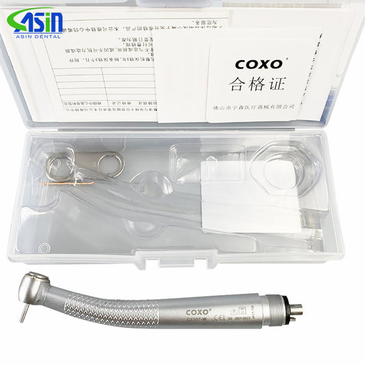 COXO CX207-W push button Dental high speed handpiece Air Turbine 2/4 Hole