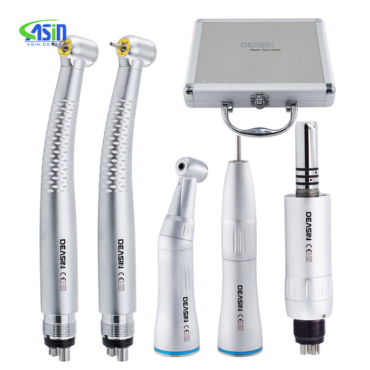 Dental LED lamp Electric High Speed Turbine and low speed Handpiece sets Dental Surgery Handpiece Set