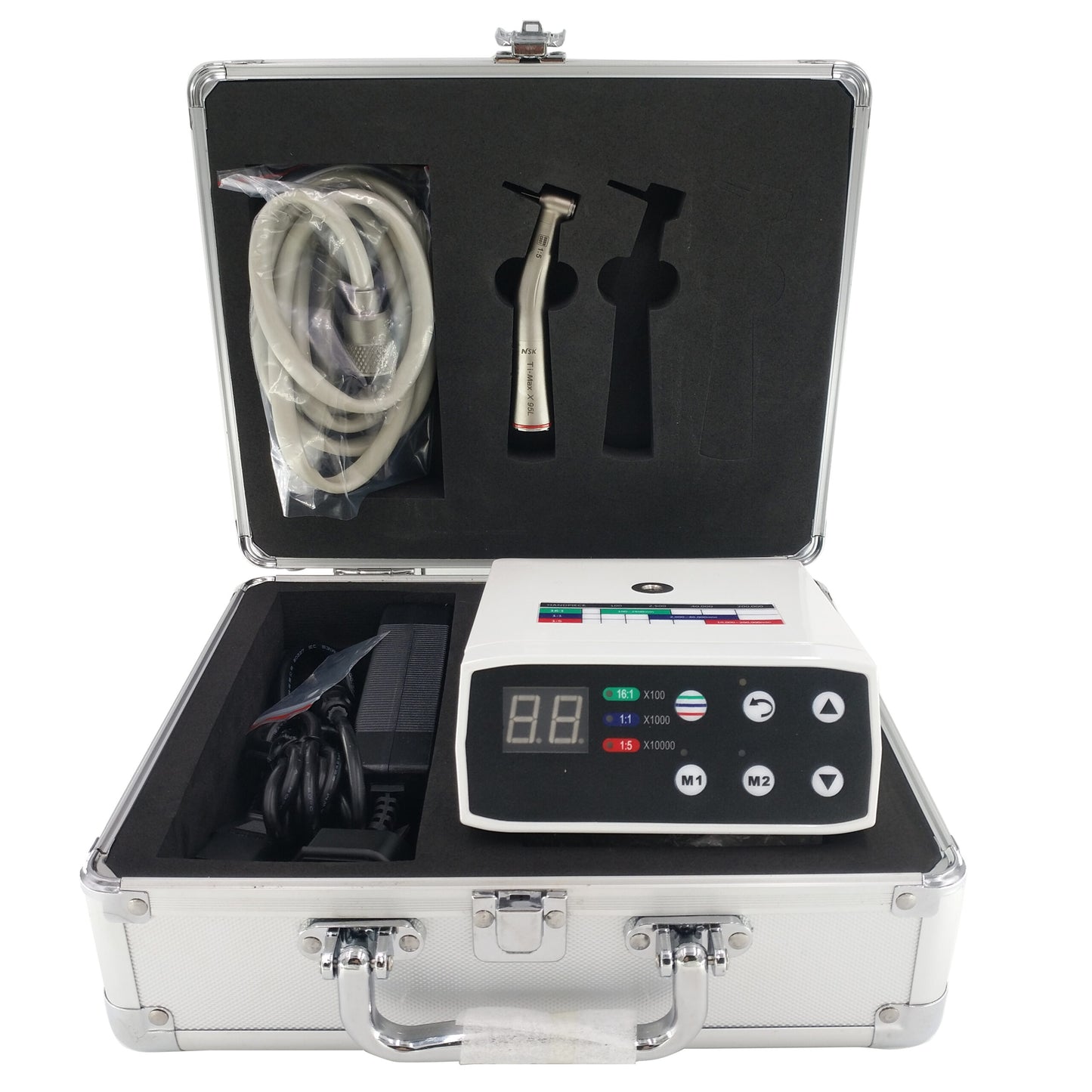 Dental Micro Motor Kit Contra Angle 10:1 Handpiece Low Speed 1:5 and 1:1 Quick Change Handpiece Dental Laboratory Tools