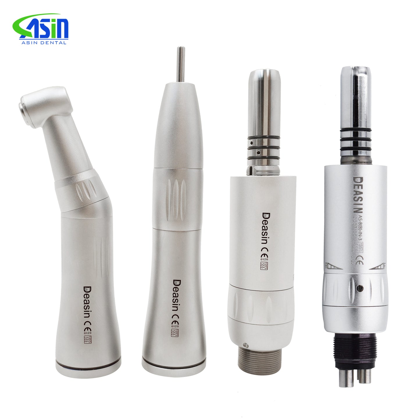 Dental DEASIN Low Speed Set Inner Water Spray Low Speed Handpiece Contra Angle Handpiece Air Motor 2/4 Hole Dentistry Tools