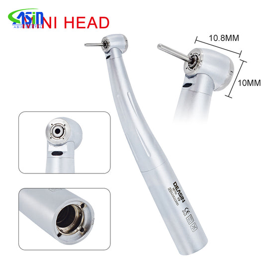 Dental Mini Head K5000L Handpiece High Speed Fiber Optic Lights LED Handpiece For Short Shank Burs Dentistry Tools