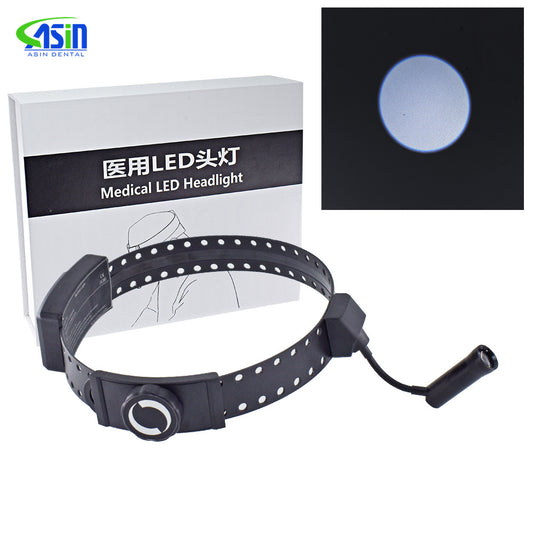 ASIN Dental 5W Wireless ultra-light LED High-brightness implant ENT Surgical Plastic Otolaryngology Headband Medical Headlight