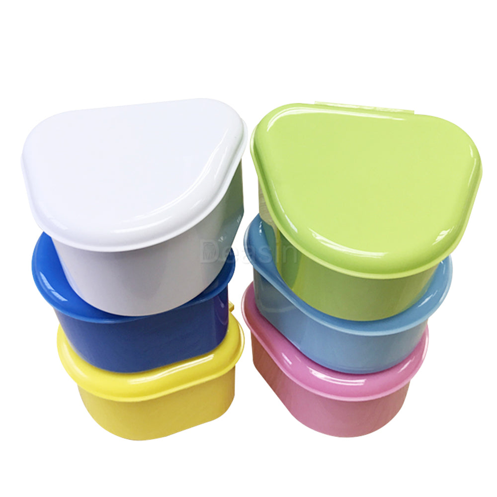 Colorful Dental Material Retainer Case Dental Denture Box