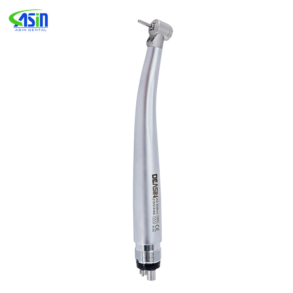 Dental LED High Speed Mini Head Handpiece Dental Air Turbine with Double LED Single Water Spray For Children 2/4Holes B2/M4