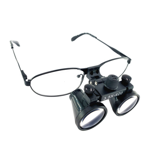 Dental Equipment Medical Loupes With Metal Alloy Frame Dental Loupes Optional Magnification 2.5x/3.5x