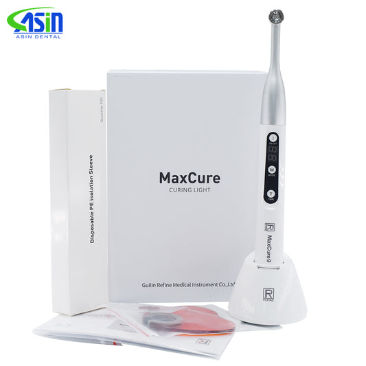 Dental DEASIN High Intensity MaxCure 9 Orthodontic Instruments Blue LED One Second Curing Lamp Metal Head / Light Cure Light