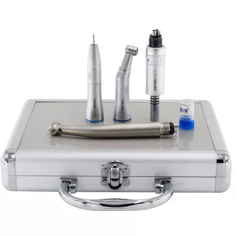 Dental Handpiece Kit include M3 High Speed Hnadpiece And Inner Water Spray Low Speed Set