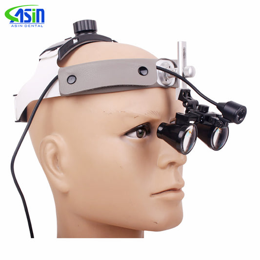 ENT 2.5X 3.5X Dental Led Headlight Magnifying Glasses Surgical Binocular Loupes led surgical headlight