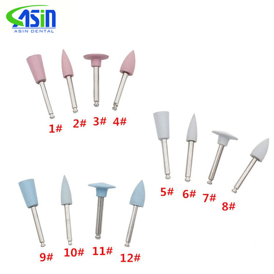 Dental Silicone Grinding Heads Teeth Polisher for Low-speed Machine Polishing Dentistry Instrument Dental Tools Dentistry Lab