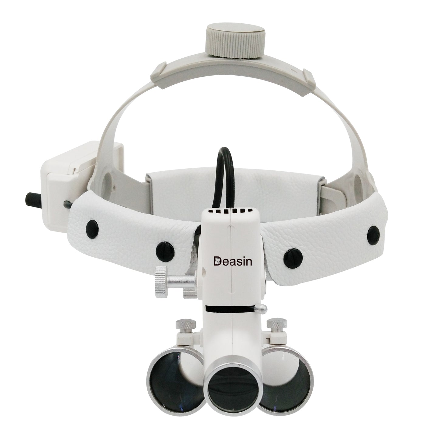 3.5X Loupes WIth Headlight Dental Optical Surgical Loupe with Headband LED Light