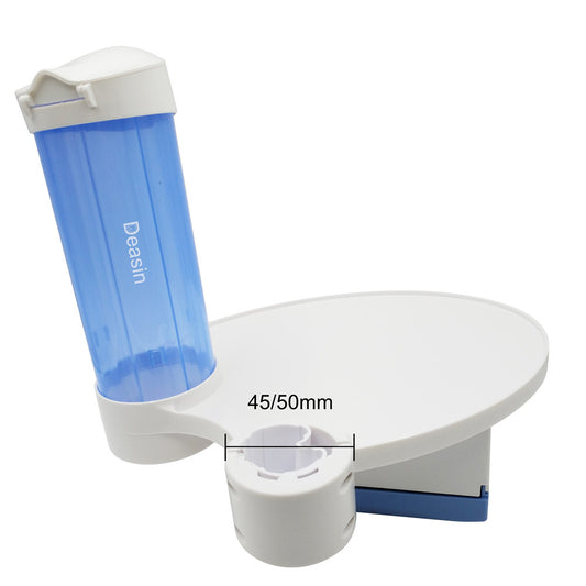 Dental Chair Scaler Tray Parts Instrument Dentistry Disposable Cup Storage Holder With Paper Tissue Box Accessories for 45mm
