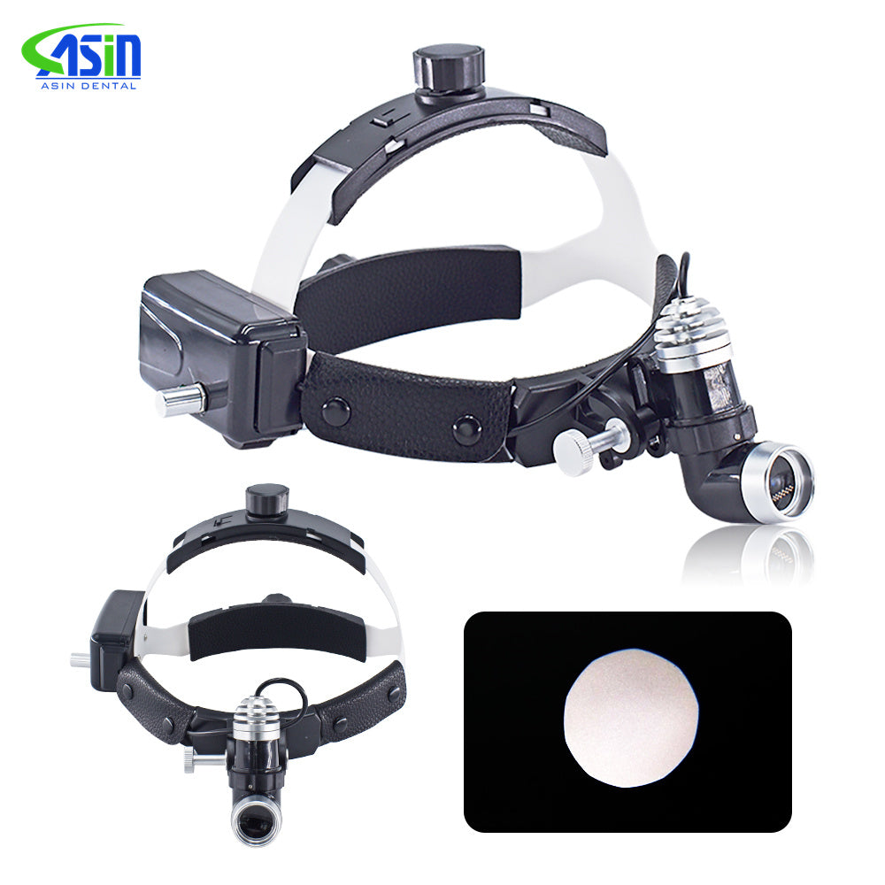 Dental 2.5x/3.5x Loupe Dental Lab Medical Loupe Magnification Binocular Dental Magnifier Surgery Surgical 5W Headlight