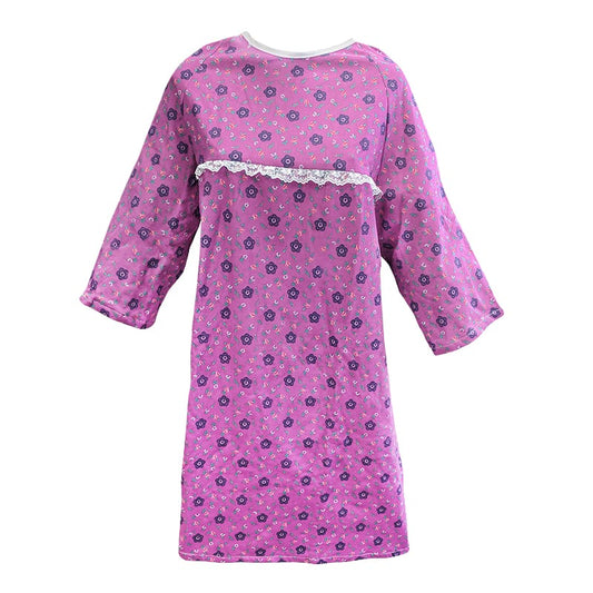 Ladies Flannel Hospital Gown