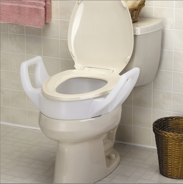 Elevated Toilet Seat with Arms-3.5"