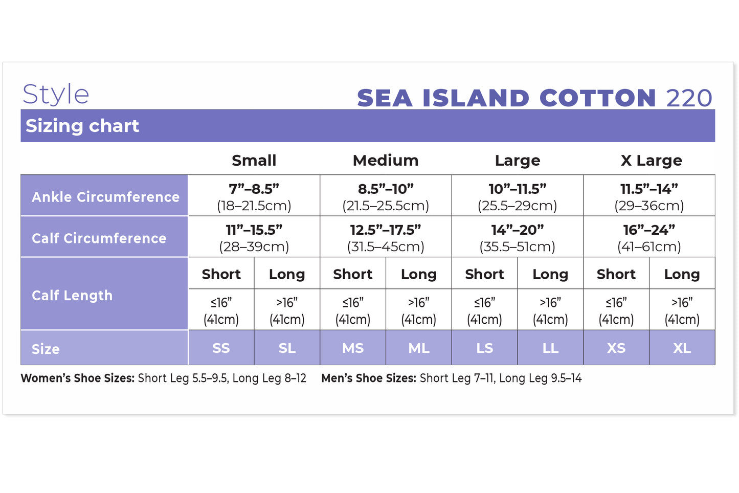 Sigvaris - Style - Sea Island Cotton