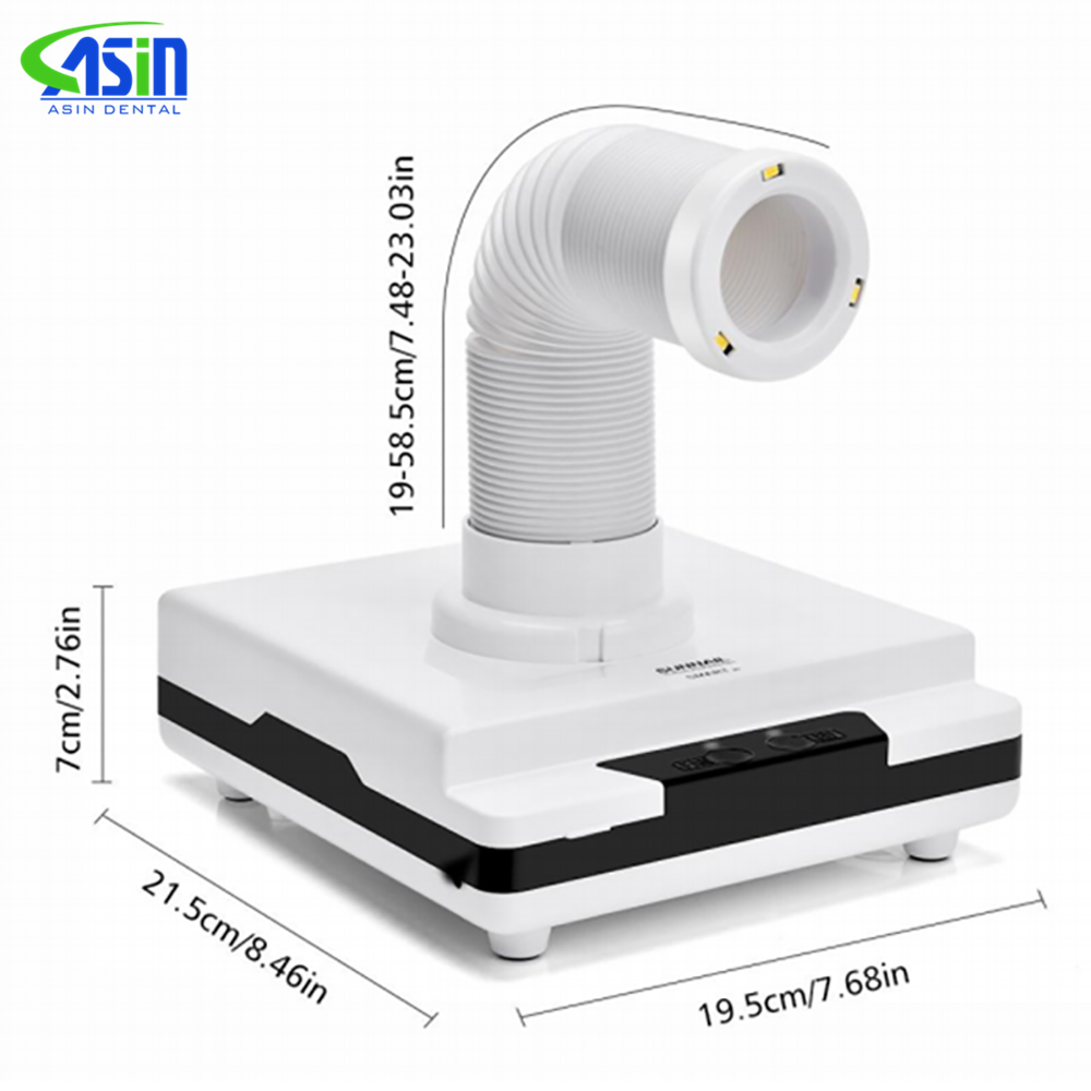 Dental 60W Durable Good Quality Dust Collector Extractor Dental Vacuum Cleaner Lab Equipment Dental Suction Unit For Polishing