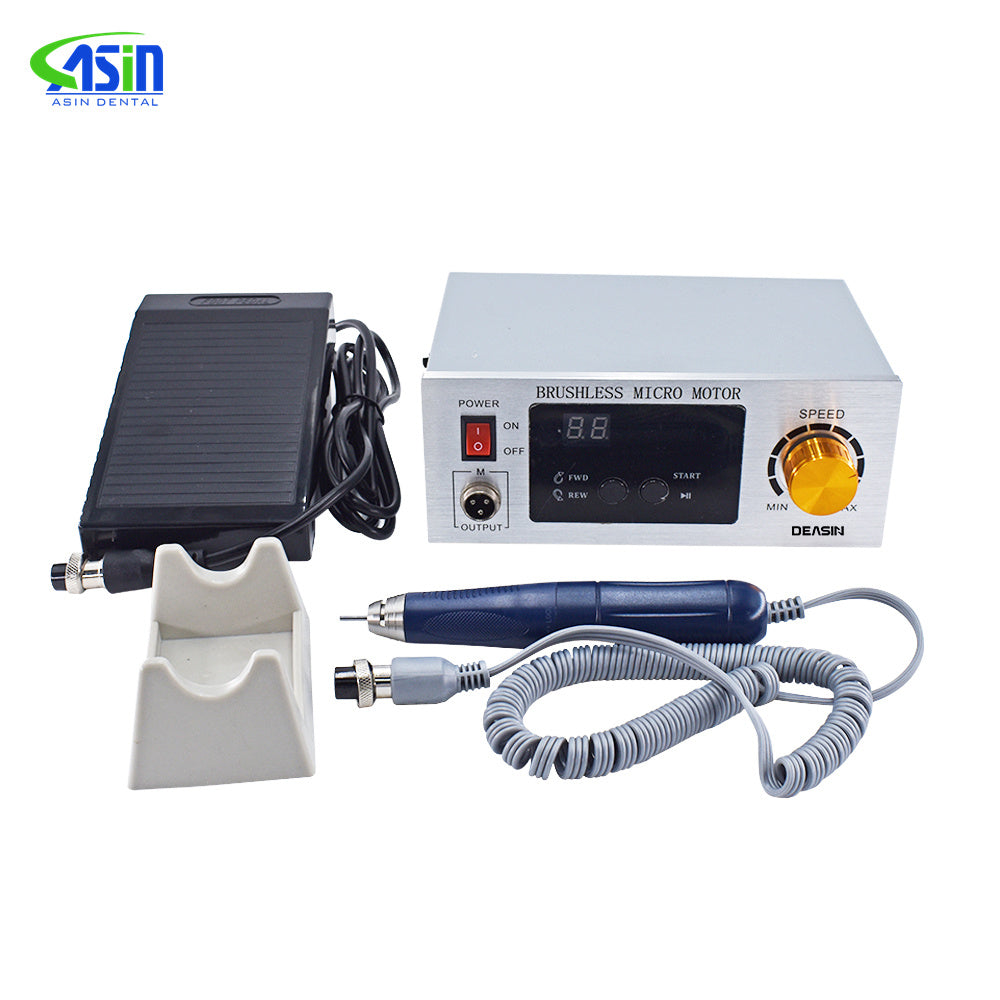 Dental 50000 RPM Brushless Micromotor Unit with Lab Handpiece Lab Equipment Other Dental Equipment