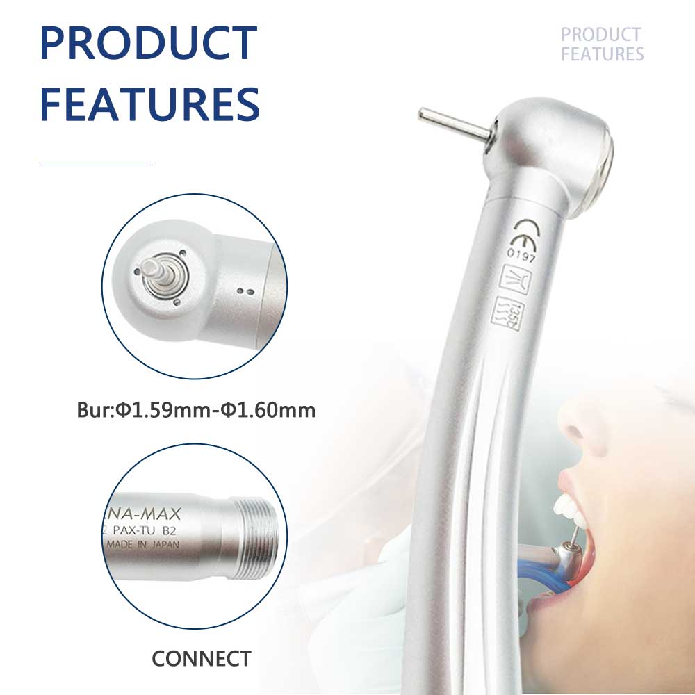 torque head Dental high speed air turbine handpiece 2/4 hole high speed air turbine dentistry tool dental supply