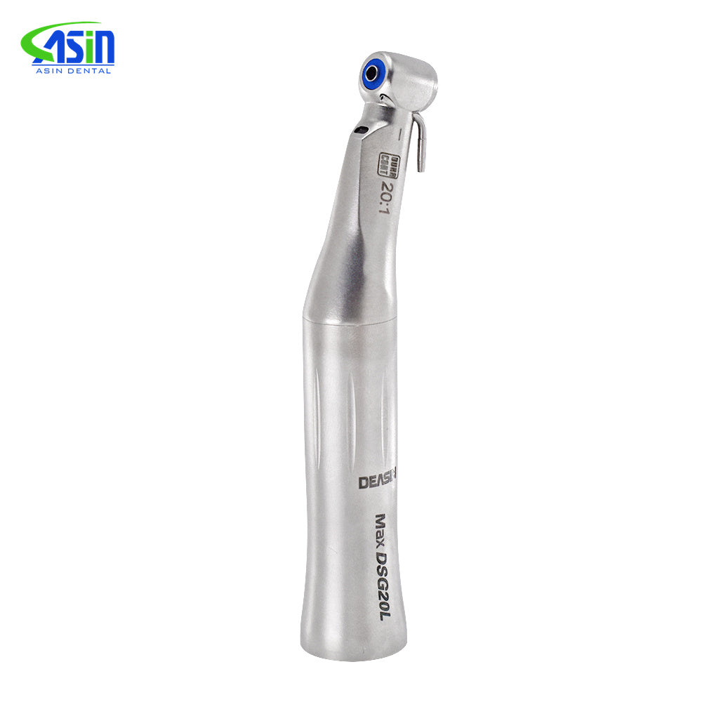 Dental handpiece DSG20L 20:1 Low Speed Handpiece Implant Contra Angle dental Fiber Optical self-power LED