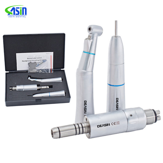 Asin Dental Low Speed Set Inner Water Spray Low Speed Handpiece Contra Angle Cone Air Motor Dentistry Tools