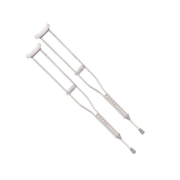 Aluminum Crutches Push Button Adult
