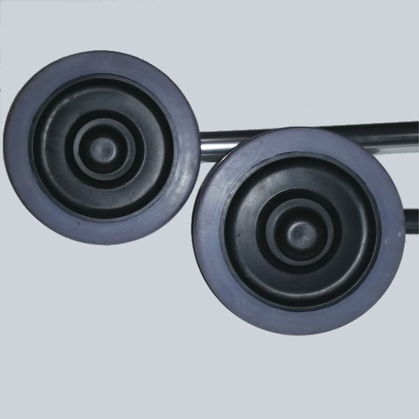 Replacement Front Legs/Wheels for Kay Walker Models W4B, R &amp; S - 1 pair