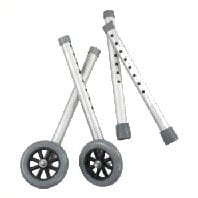 Extension Legs with 5" Wheels for 1" Walkers