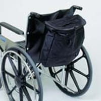 Wheelchair Nylon Tote Bag Black