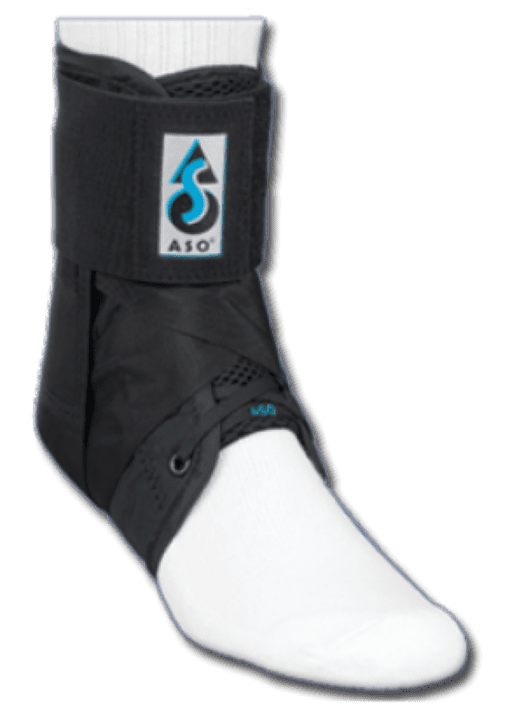 ASO - Ankle Stabilizing Orthosis without Stays Black