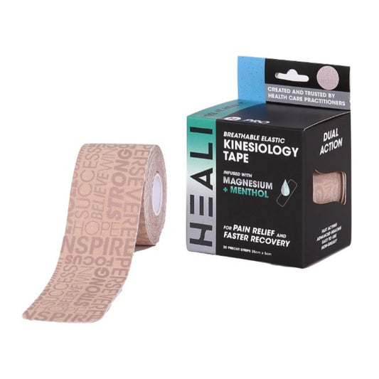 Beige Tape With Inspirational Words - Kinesiology Tape