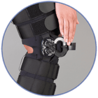 Gripper - 16" ROM Hinged Knee Brace
