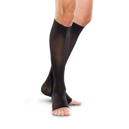 Open-Toe Knee-High Stockings