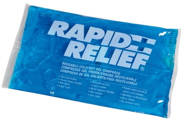Rapid Relief Hot and Cold Pack 4" X 5.5"24 CASE